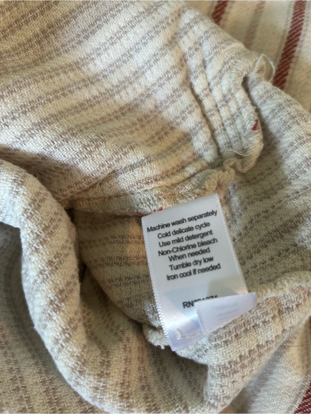 Sahalie Striped Baja Pullover Hoodie Size Medium - Picture 8 of 8